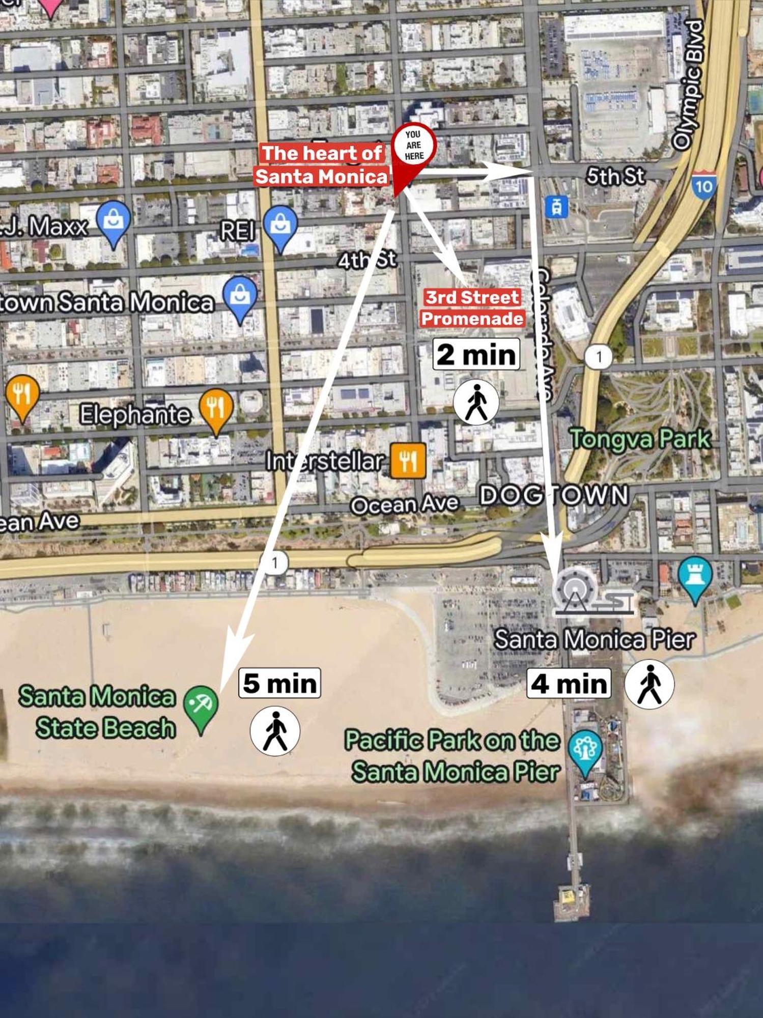 6 Modern 2 Bdr Apartment Santa Monica Pier 洛杉矶 外观 照片